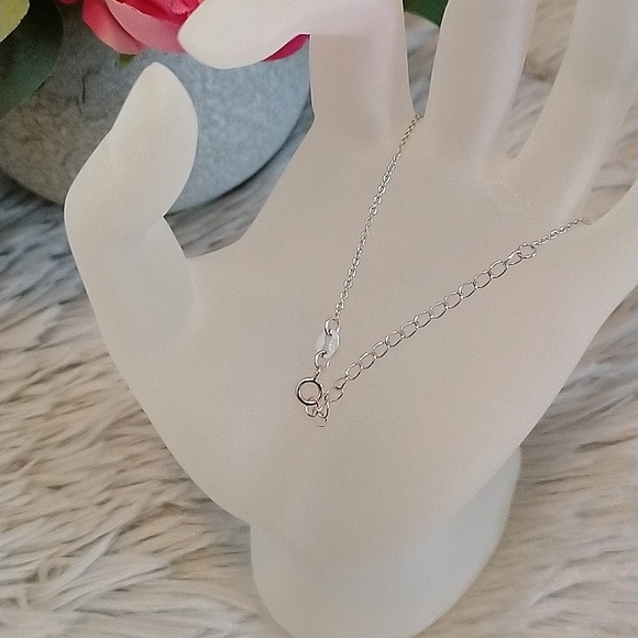 2/$30💕 BNWT Charmed Aroma Adjustable Sterling Silver Necklace - Picture 4 of 5